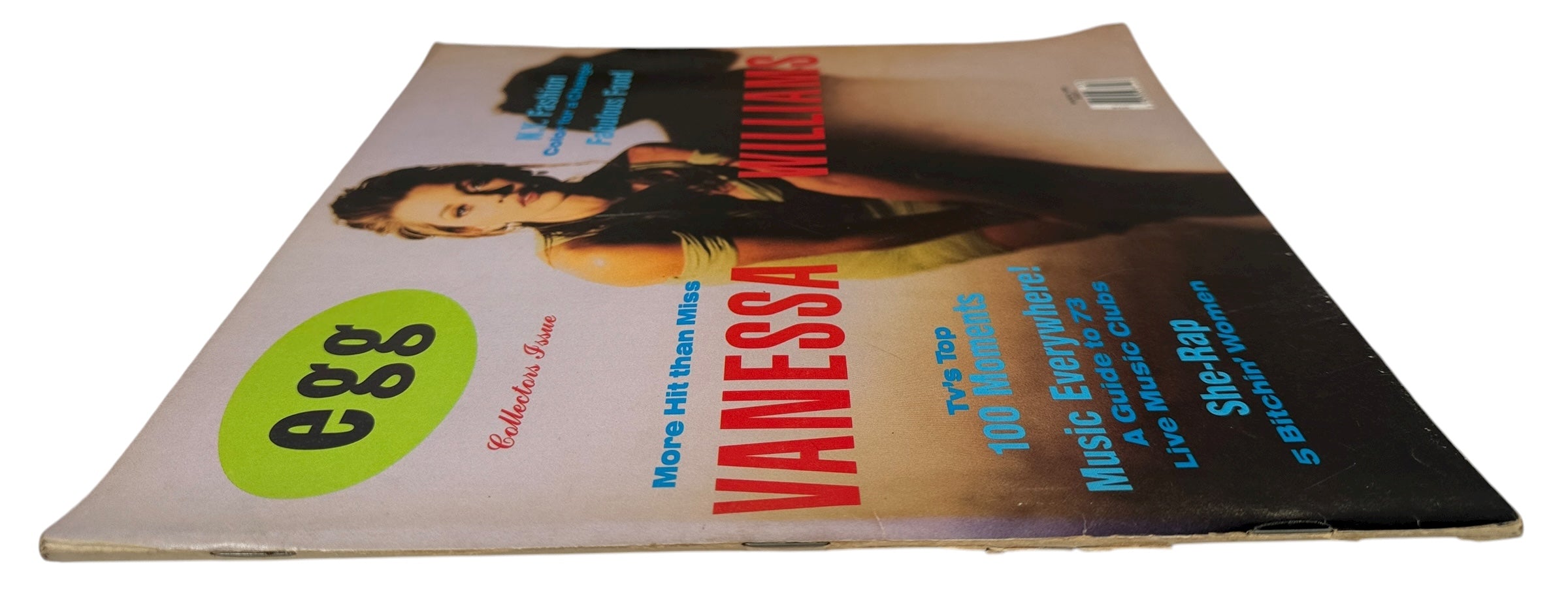 Egg Magazine March 1991 with Vanessa Williams cover. Rare collectors issue featuring ’90s fashion, She-Rap, and pop culture highlights.