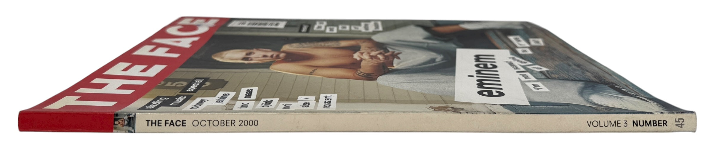 The Face Magazine October 2000 featuring Eminem. Rare UK Y2K issue with Björk and Whitney Houston features. Iconic early 2000s collectible.