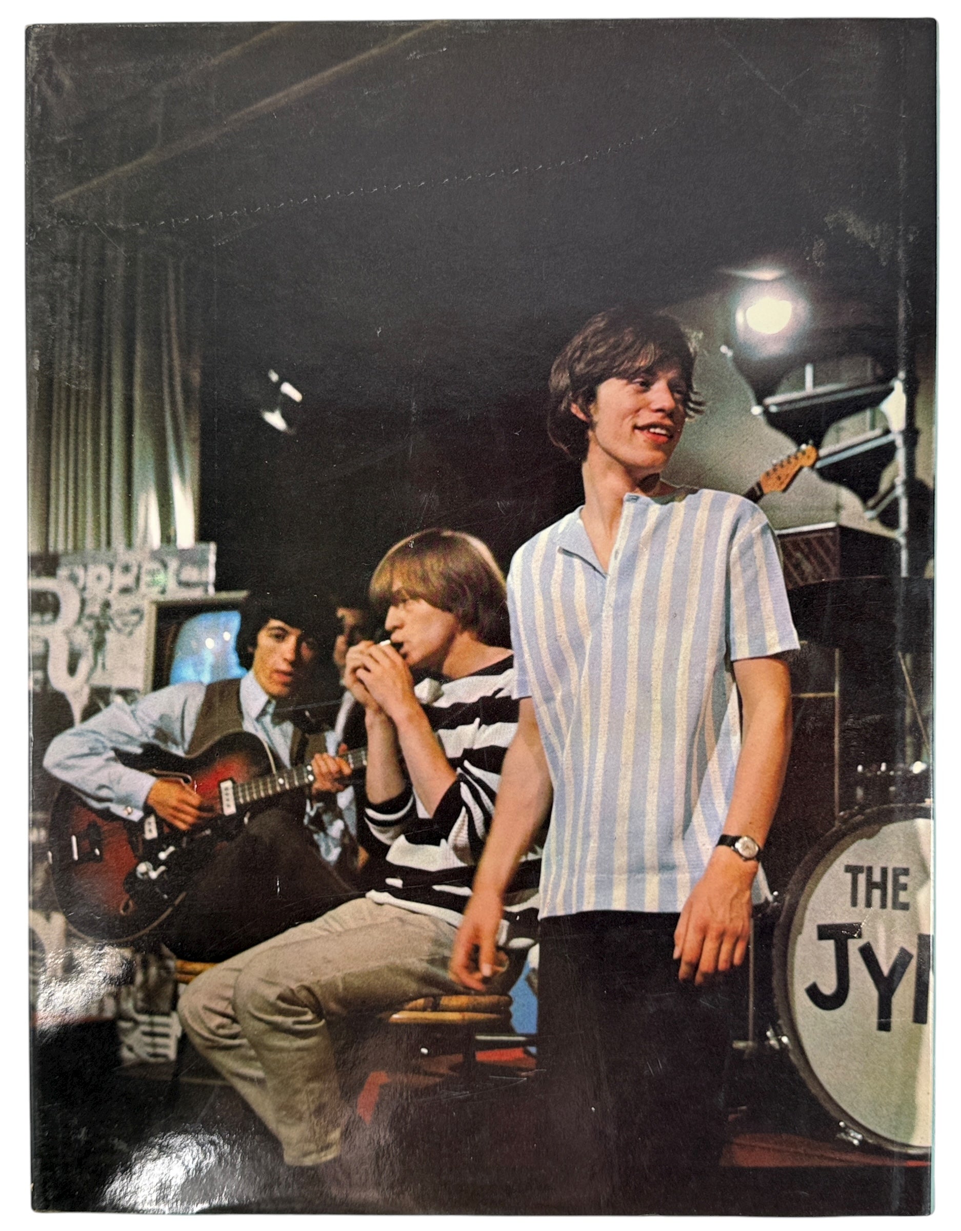 Vintage 1976 Rolling Stones photo book by Tony Jasper. 100+ color &amp; b/w images of Mick Jagger &amp; band. UK Octopus edition in great shape.