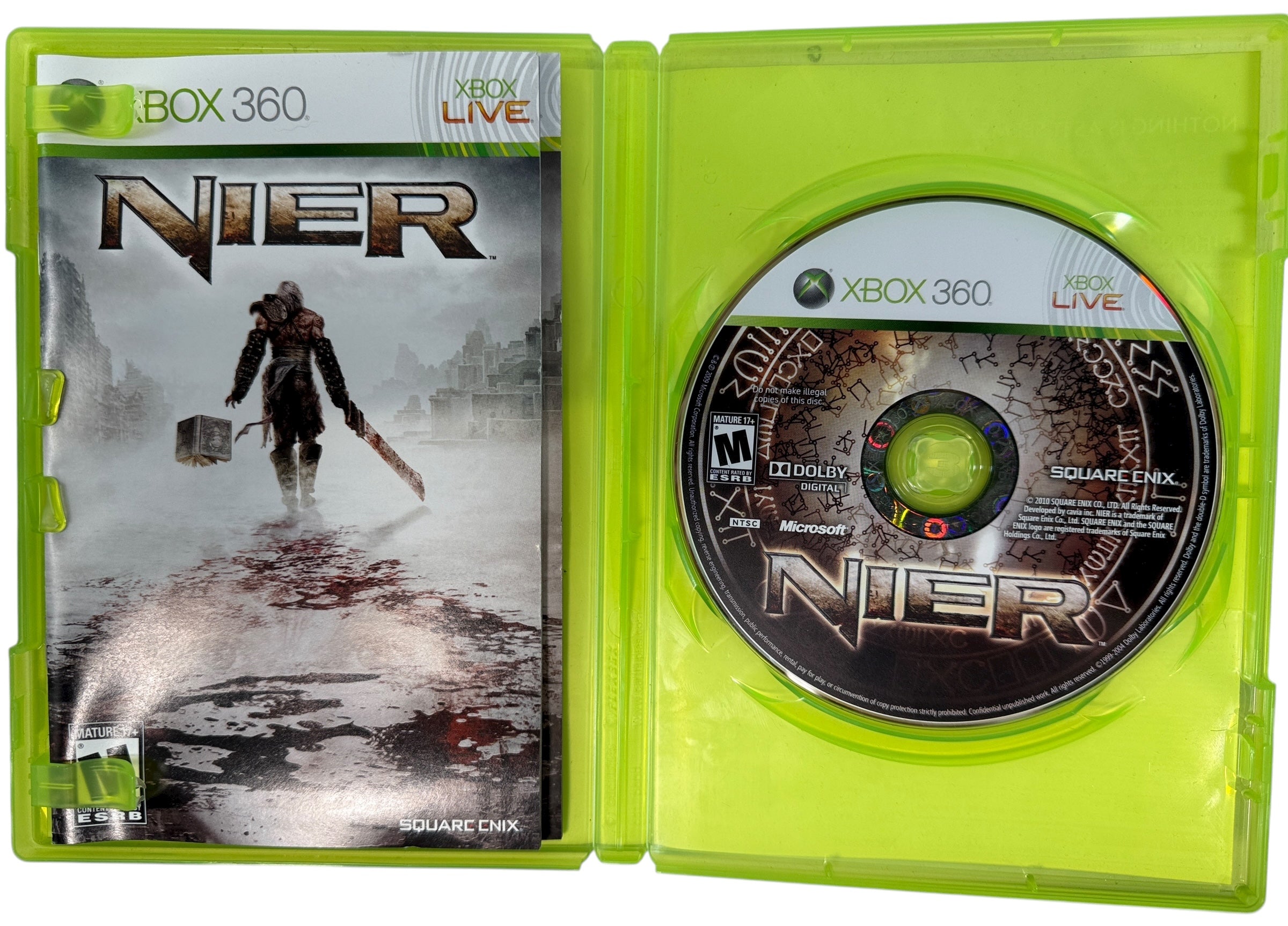 Nier Xbox 360 Microsoft 2010 Complete, NTSC