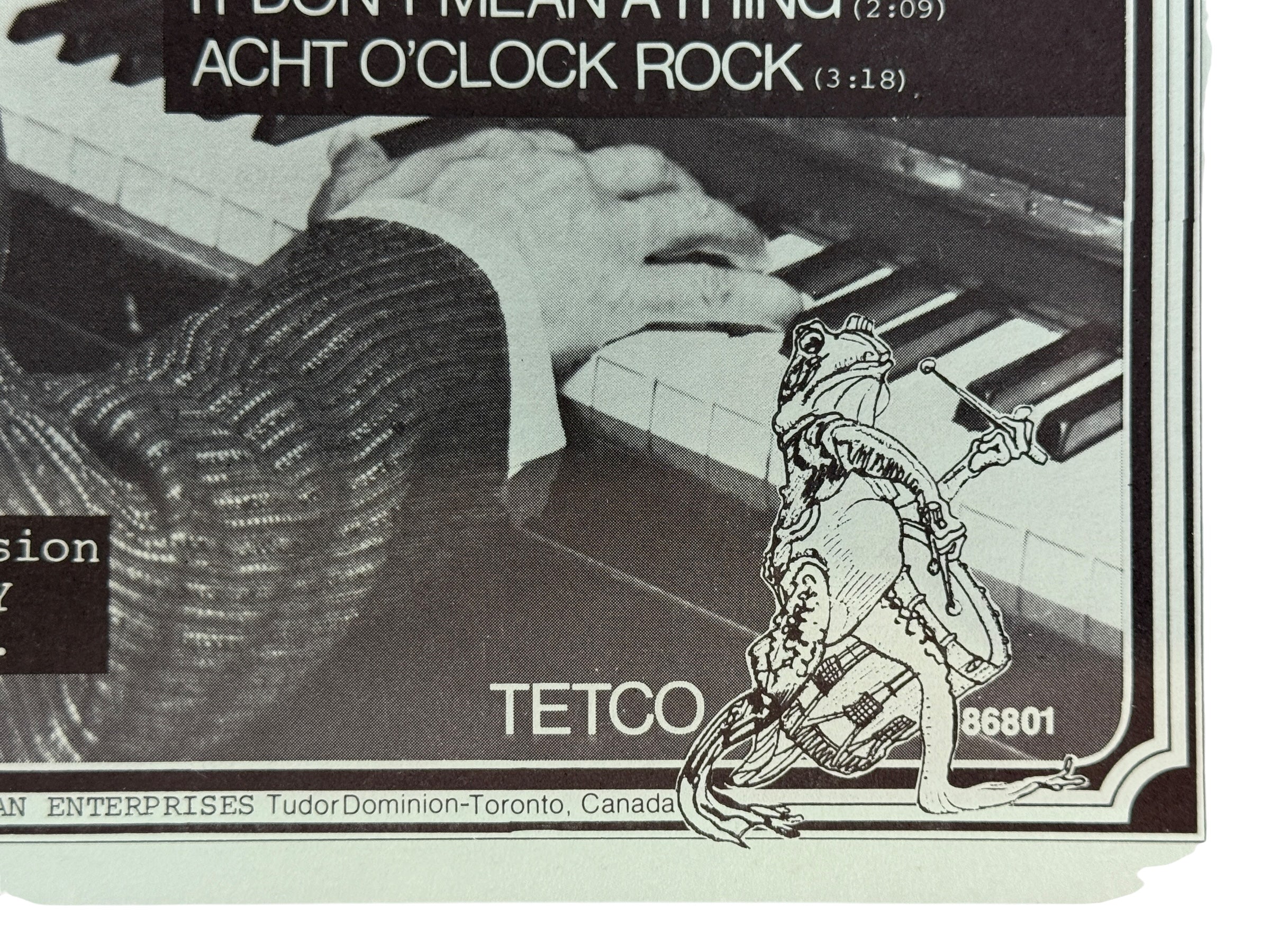 Vintage Duke Ellington Octet LP Famed Fieldcup Concert Vol 1. Canadian Tetco 86801 jazz collectible featuring Hodges, Carney, Gonsalves. Rare live session.