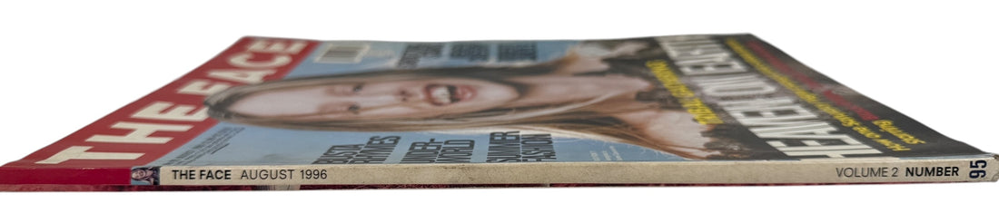 Vintage The Face Magazine August 1996 featuring Tribal Gathering, Nas, Busta Rhymes, Neneh Cherry and 90s fashion. Rare UK culture issue. Ships from Canada.