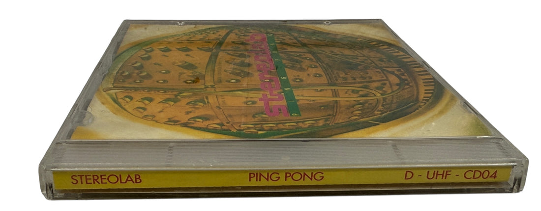 Original 1994 Stereolab Ping Pong EP CD on Duophonic. Includes Moogie Wonderland and live Transona Five. Essential mid-90s indie releas