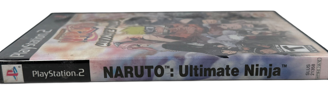 Complete in box Naruto Ultimate Ninja for PlayStation 2. Classic anime fighting game with original case, manual, and disc. Tested and ready to play.