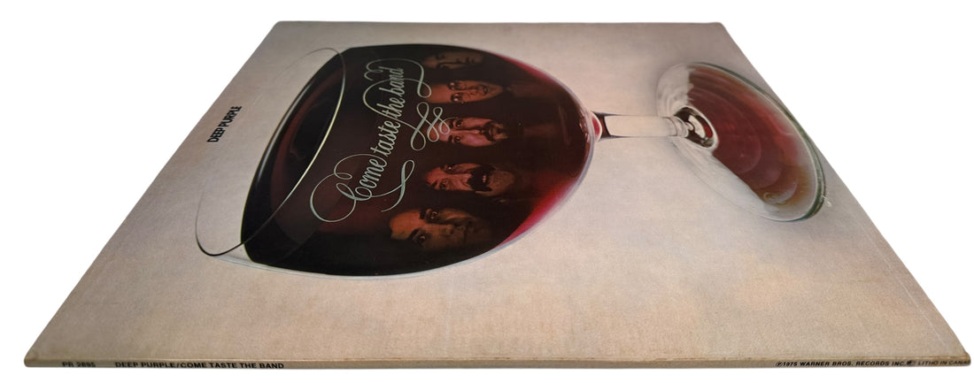1975 Deep Purple Come Taste the Band LP on Warner Bros. Canadian pressing. VG+ vinyl, VG sleeve, classic hard rock from the Tommy Bolin era.