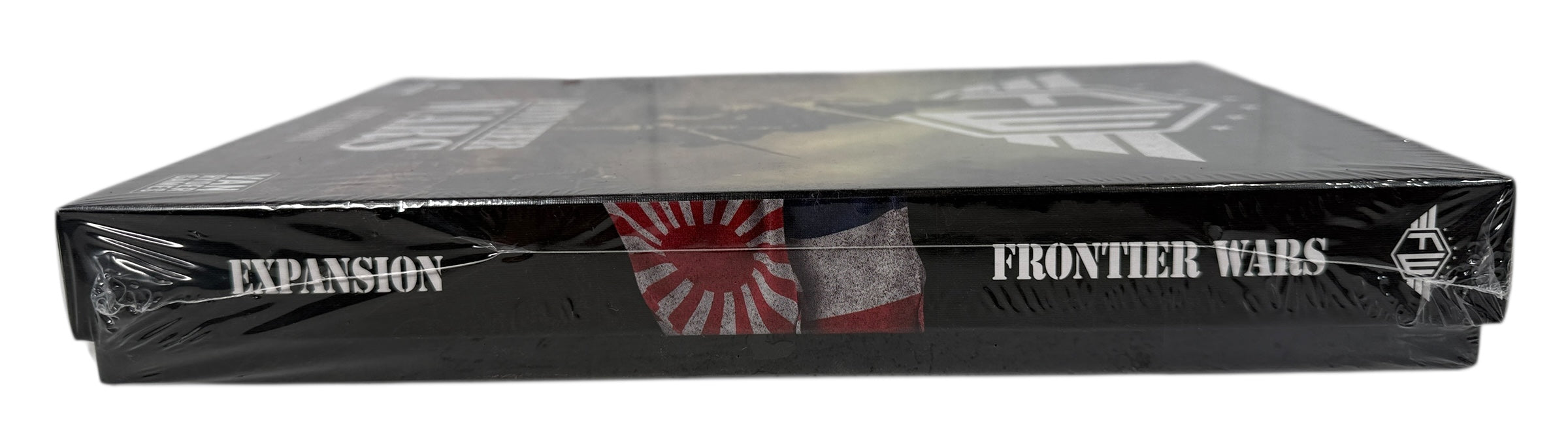 Sealed Frontier Wars Expansion adds France &amp; Japan armies, 50 miniatures, new tiles and scenarios. Requires core game. WWII strategy board game.