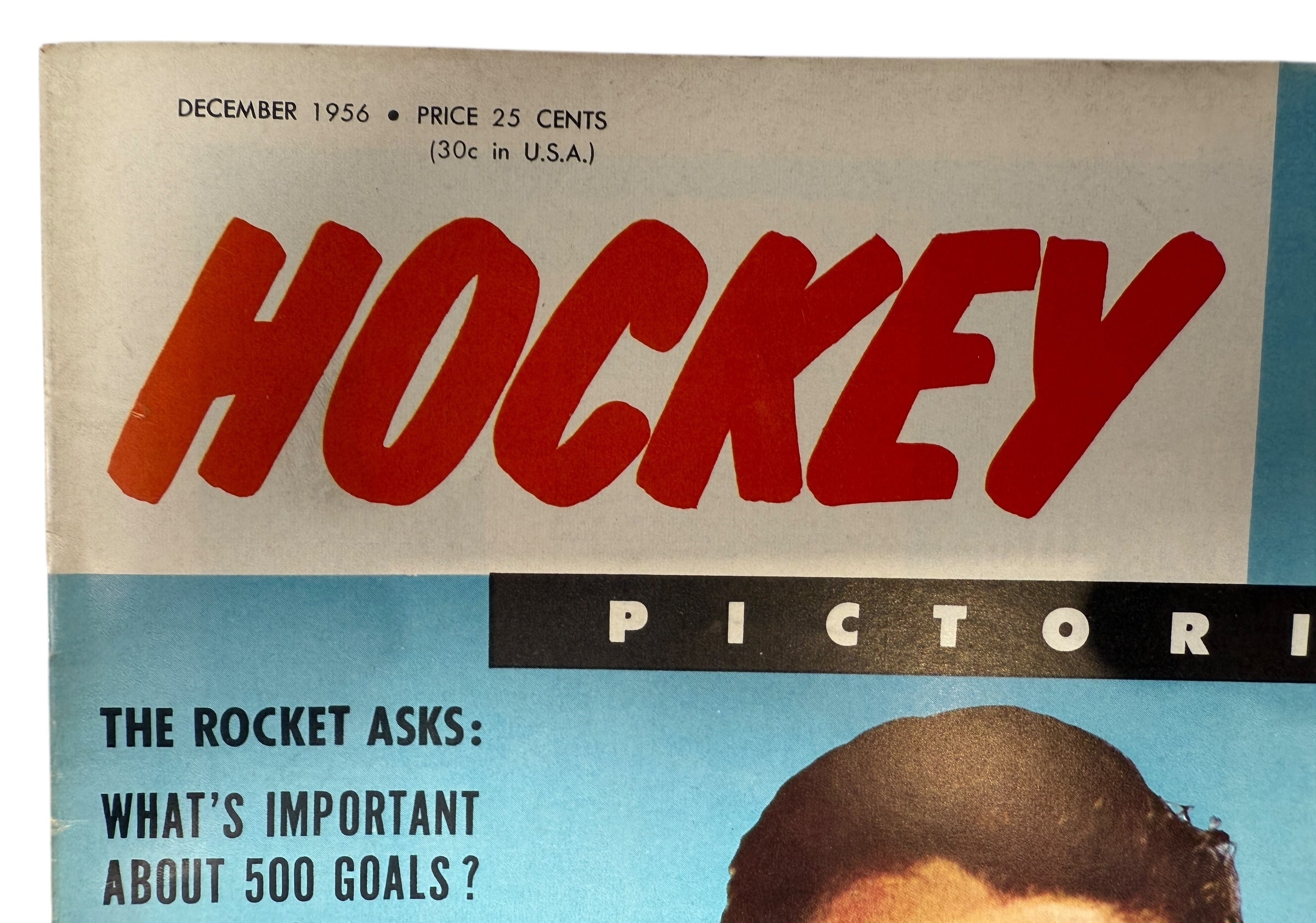 Collectible, 1956 Hockey Pictorial – Jean Béliveau Canadiens Cover