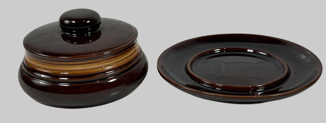 Vintage Beauceware 2074 Brown Drip Covered Dish – Made in Canada