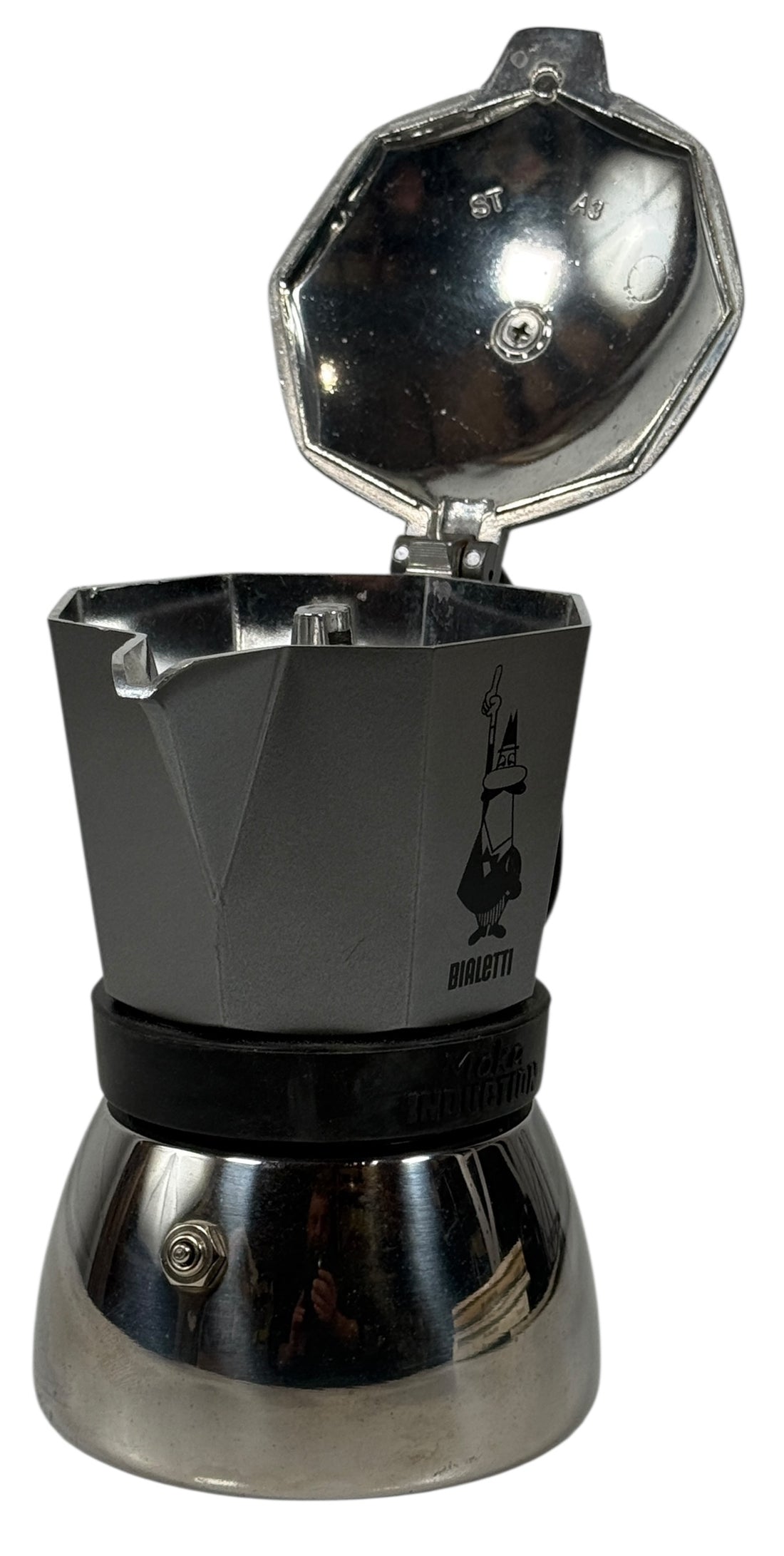 Bialetti Moka Induction 4-Cup Stovetop Espresso Maker – Stainless Steel & Aluminum