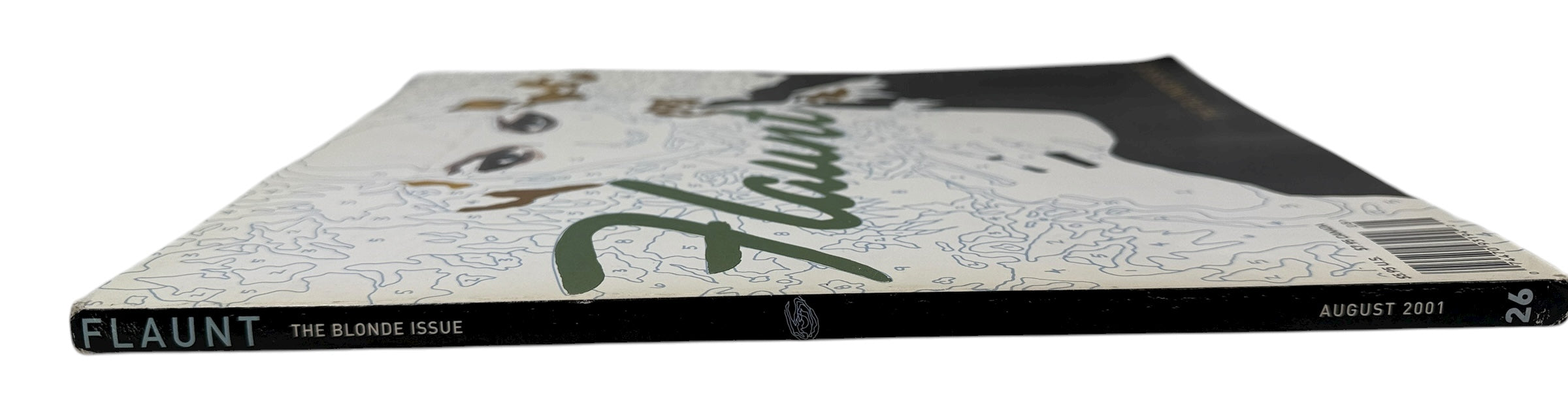 Flaunt Magazine August 2001 “The Blonde Issue” with Thora Birch. Rare early-2000s fashion and culture collectible with iconic paint-by-numbers cover.