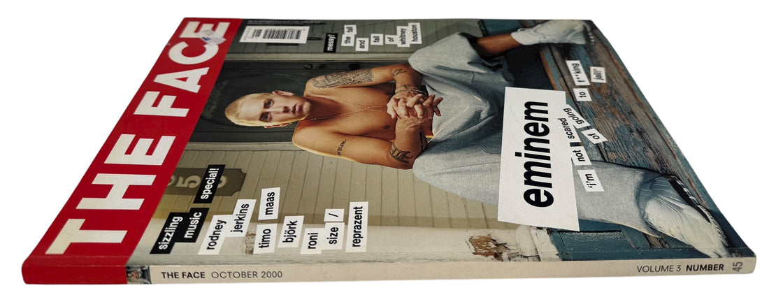 The Face Magazine October 2000 featuring Eminem. Rare UK Y2K issue with Björk and Whitney Houston features. Iconic early 2000s collectible.