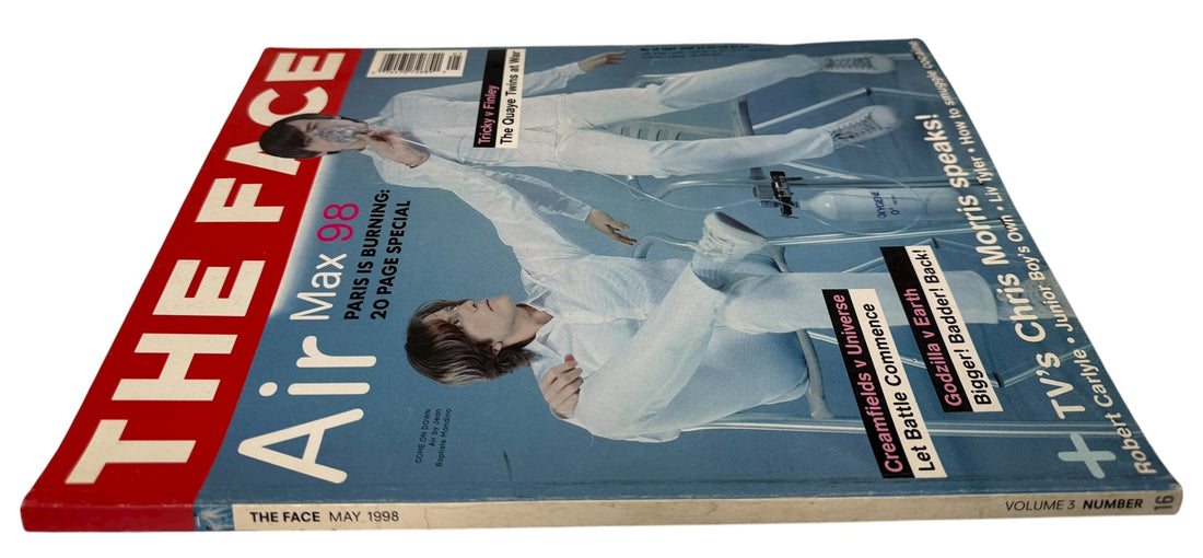 Iconic 1998 The Face issue featuring Air and “Paris Is Burning” 20-page special. A landmark in 90s French electronic and UK style culture