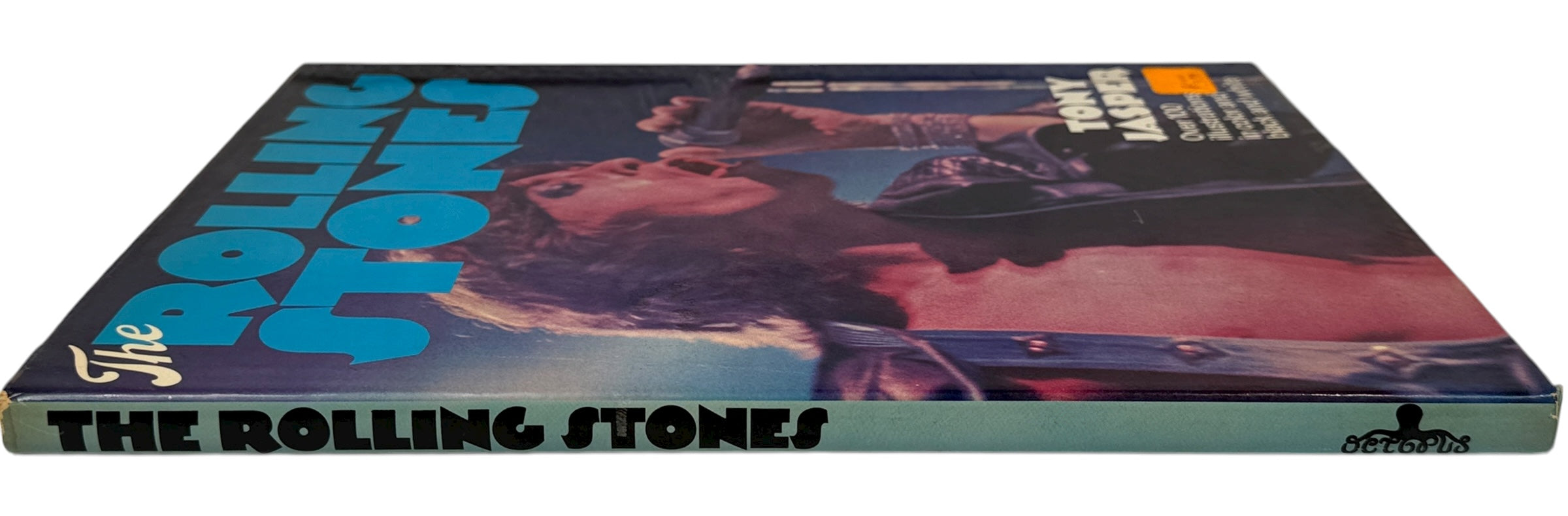 Vintage 1976 Rolling Stones photo book by Tony Jasper. 100+ color &amp; b/w images of Mick Jagger &amp; band. UK Octopus edition in great shape.