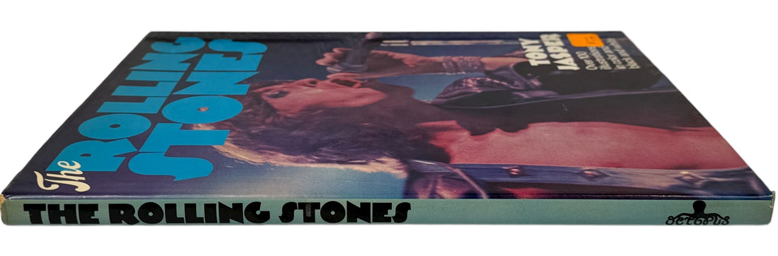 Vintage 1976 Rolling Stones photo book by Tony Jasper. 100+ color &amp; b/w images of Mick Jagger &amp; band. UK Octopus edition in great shape.