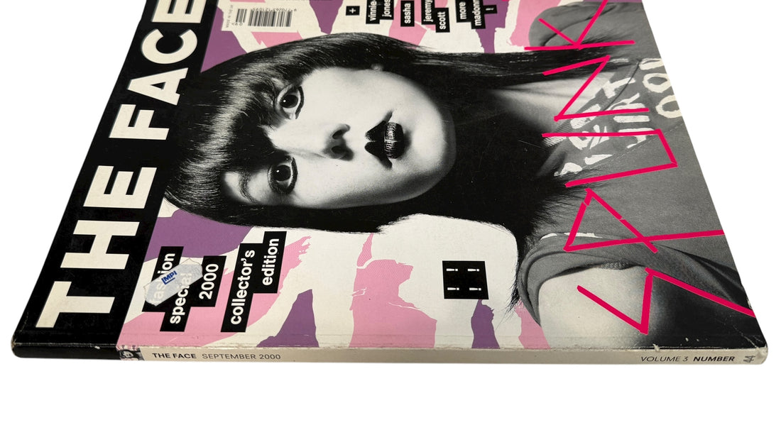 The Face September 2000 Spunk Fashion Special. Collector’s Edition UK print. Bold Y2K fashion issue. One page missing. Essential for style and magazine collectors.
