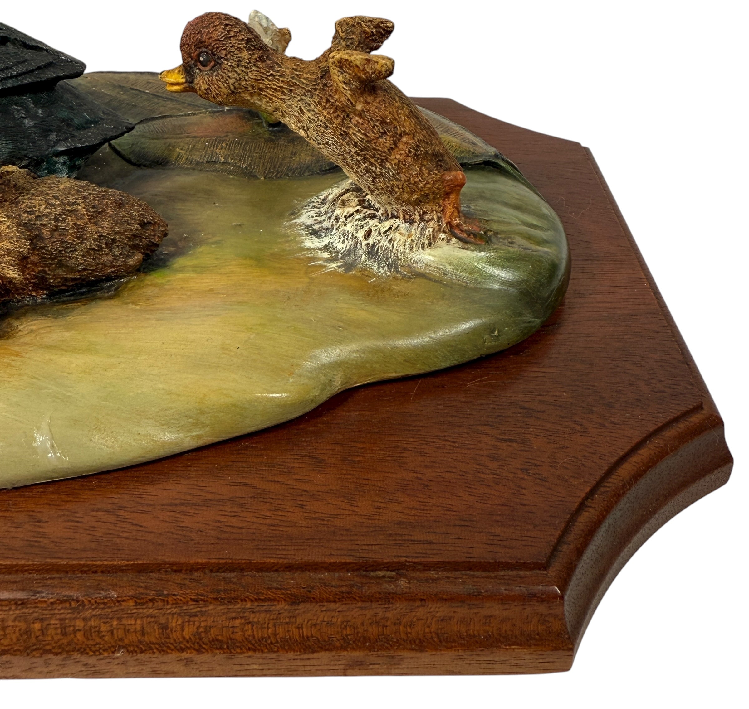 Bossons Crown Collection – “First Outing” Golden Eye Ducks (1980) Hand-Painted. #42