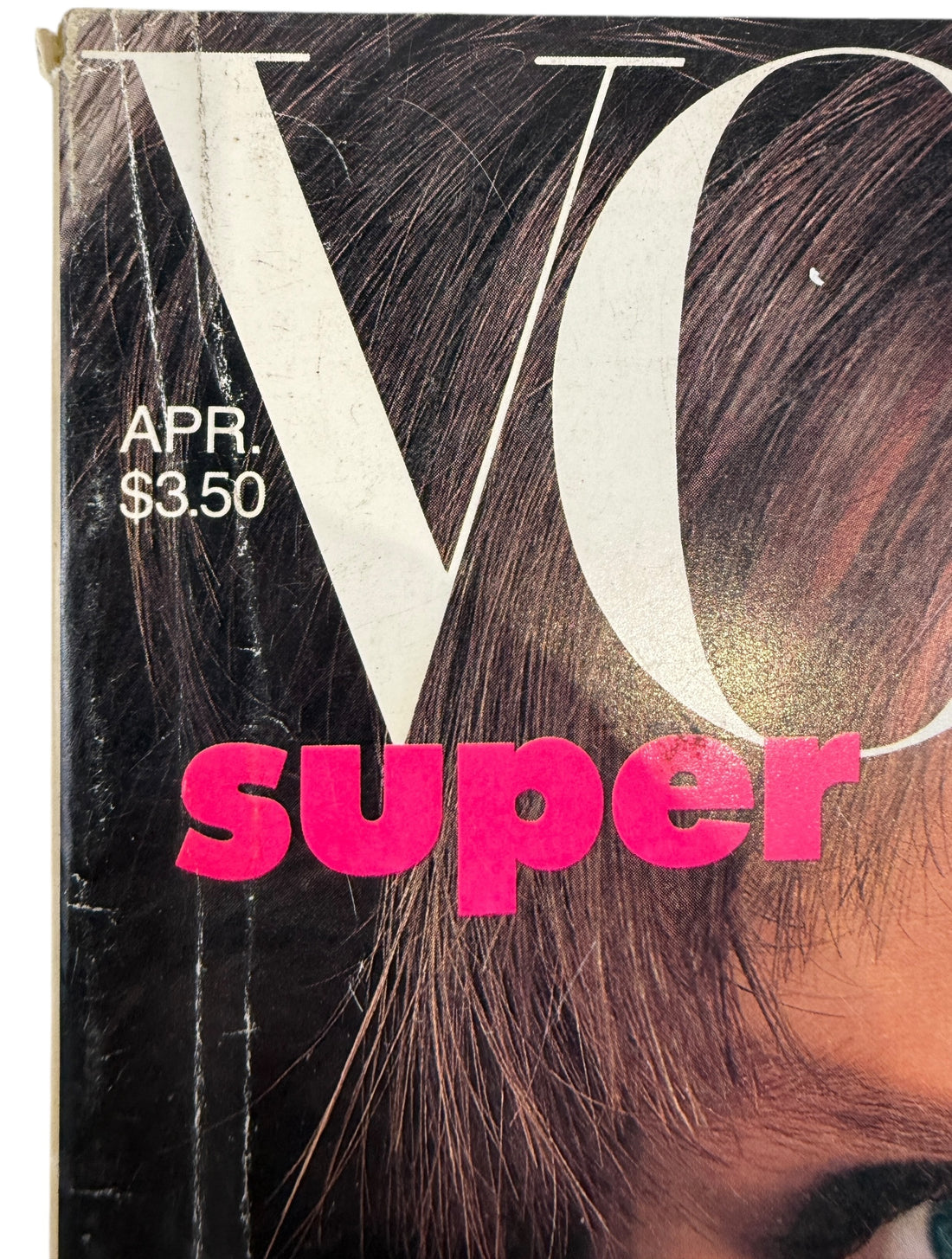 Vogue Monika Schnarre, April 1986, Fashion Magazine