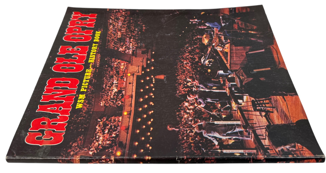 Official 1979 Grand Ole Opry WSM picture history book with archival photos and artist profiles. Vintage country music Americana collectible.