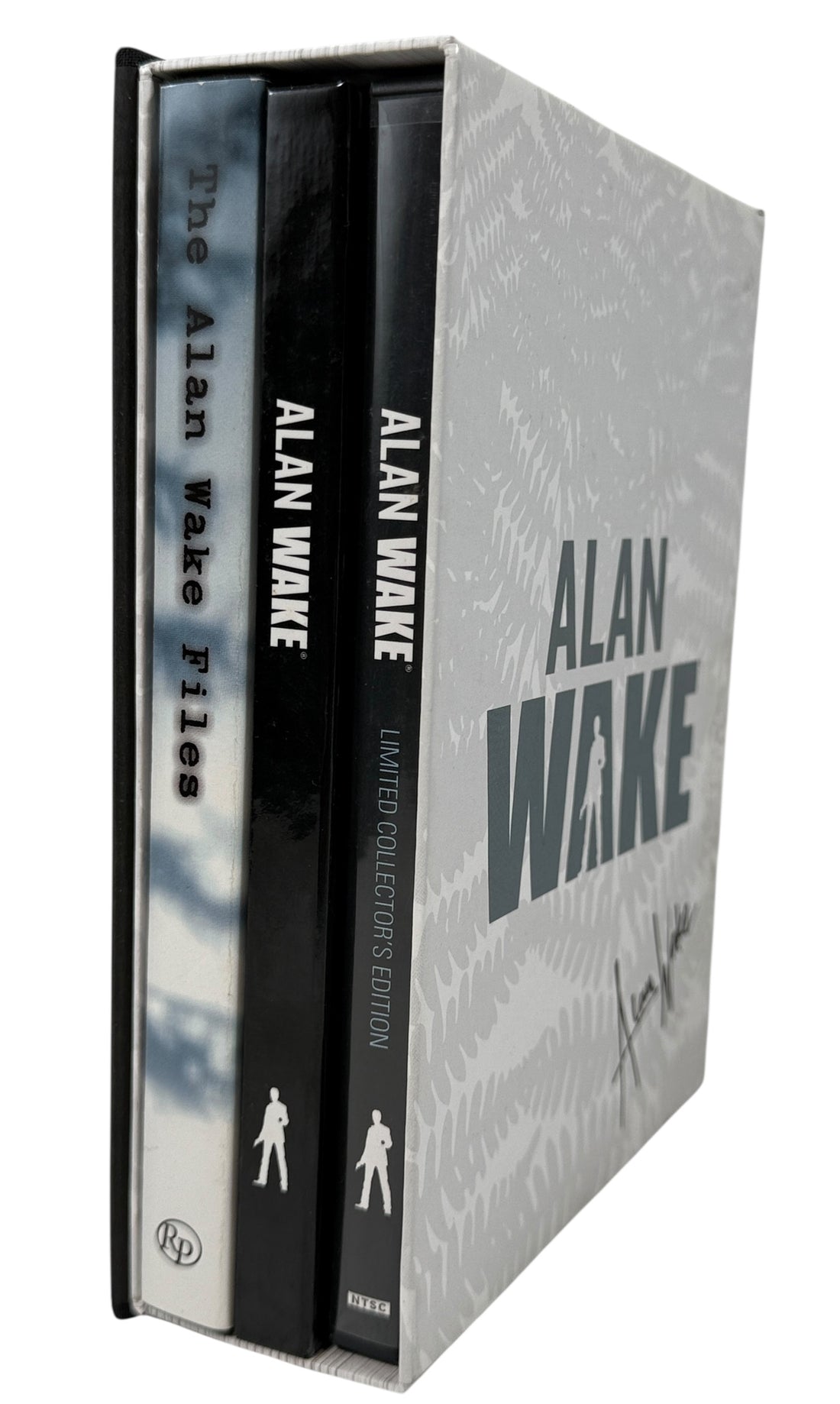 Alan Wake Limited Collector’s Edition for Xbox 360 with hardcover Alan Wake Files book. Complete NTSC set in very good condition