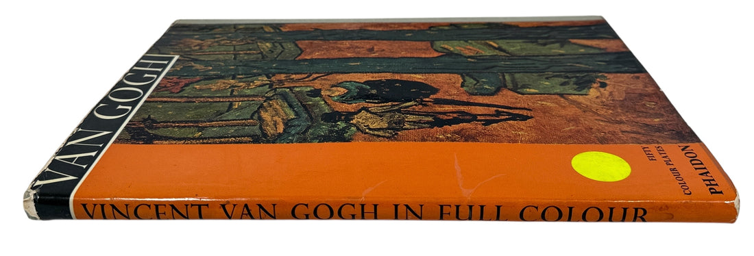 Mid-century Phaidon Van Gogh art book with 50 colour plates. Original dust jacket present with wear. Classic collector reference. Ships from Canada.