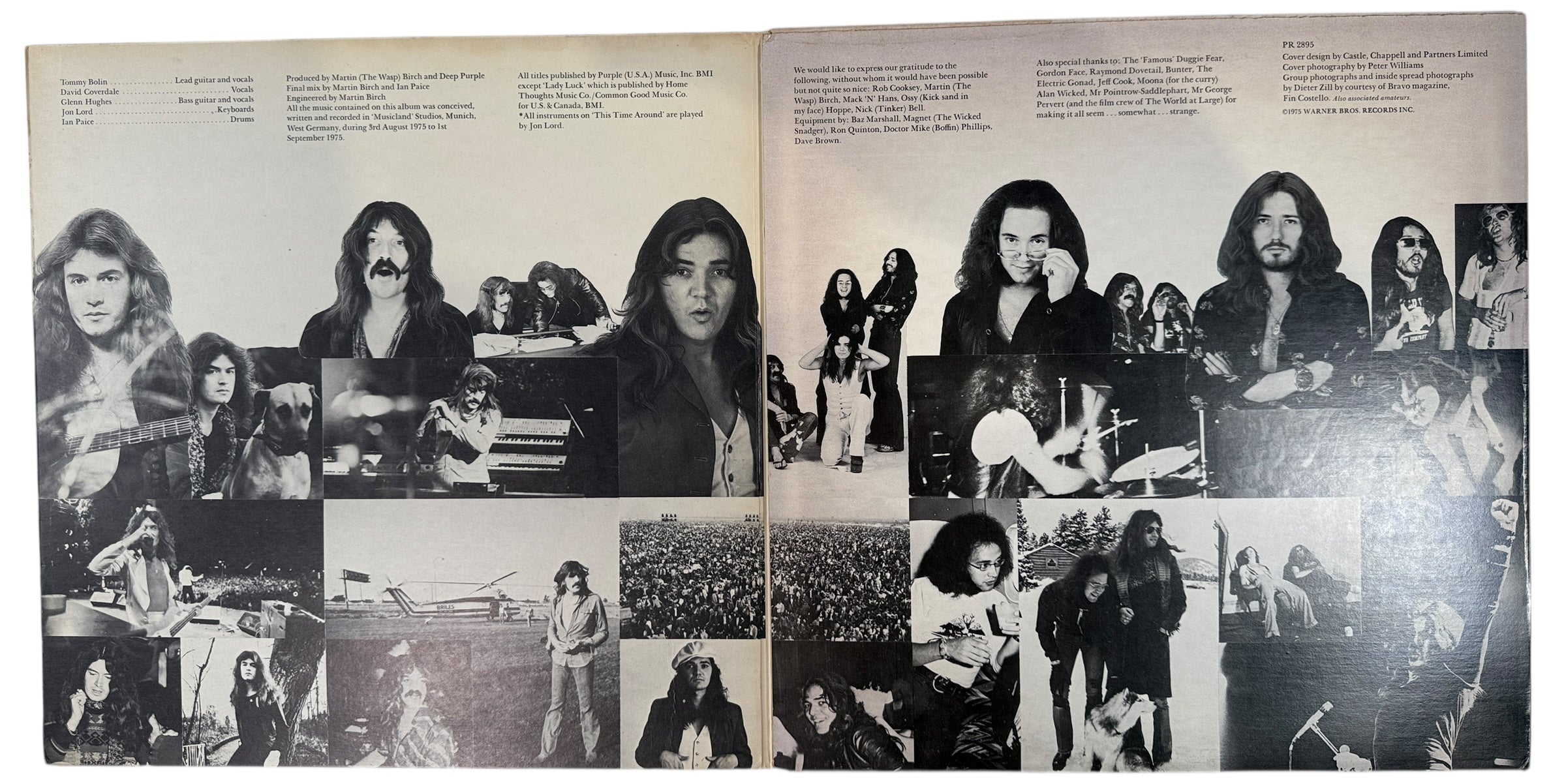 1975 Deep Purple Come Taste the Band LP on Warner Bros. Canadian pressing. VG+ vinyl, VG sleeve, classic hard rock from the Tommy Bolin era.