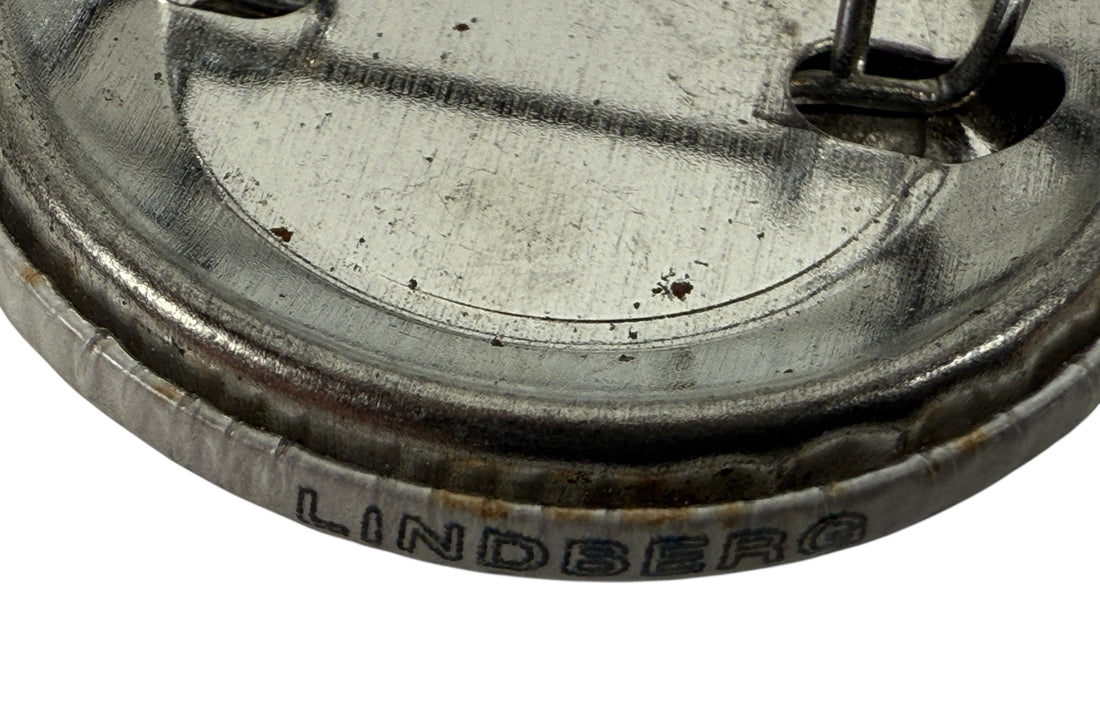 Badge rétro Pan Am – Logo Globe Bleu par Lindberg / Lea-Kim