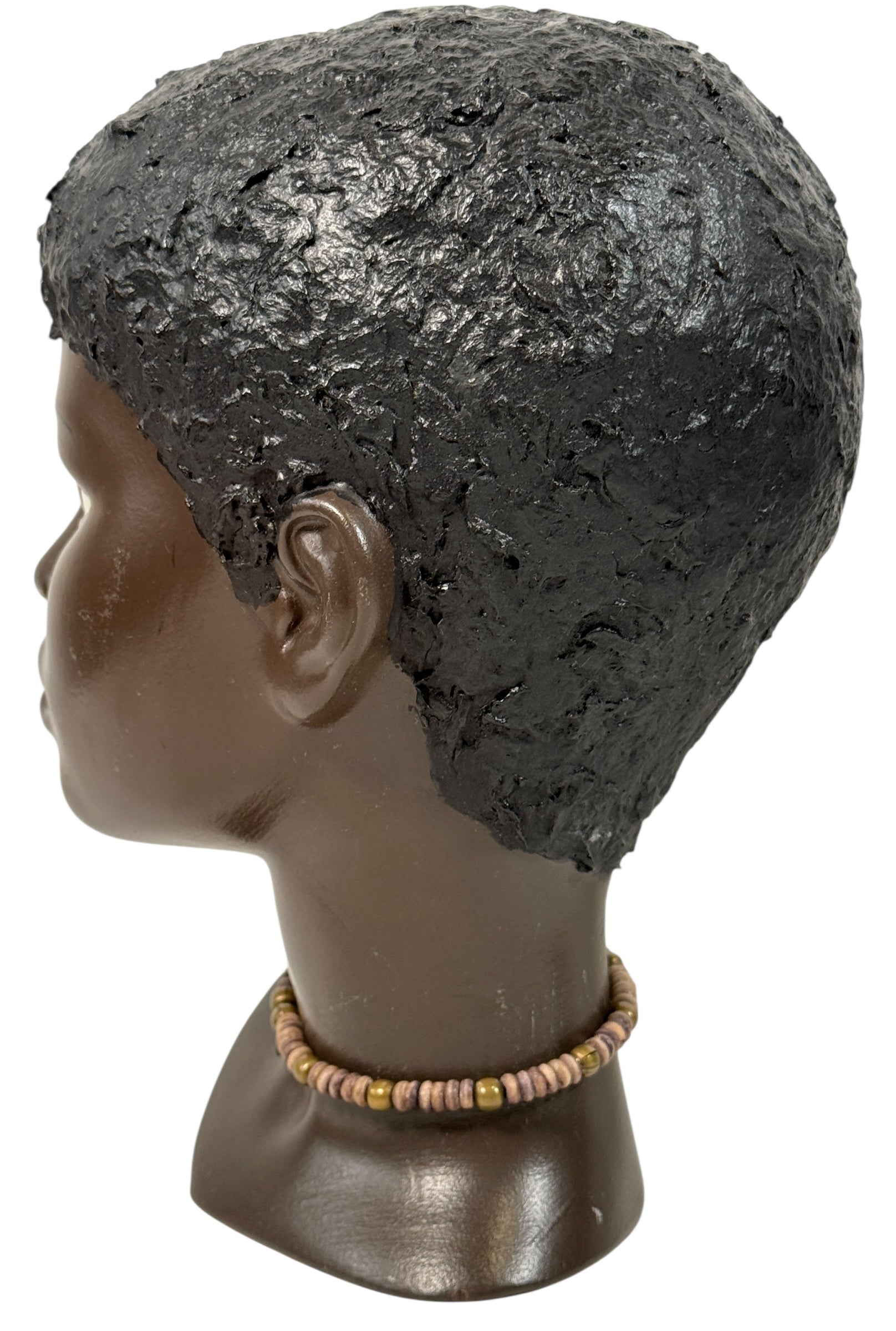 Handmade 1987 C.L.S. ceramic boy &amp; girl figurine pair, minimalist folk-art stoneware, vintage Canadian studio pottery, matte glaze, signed &amp; dated.