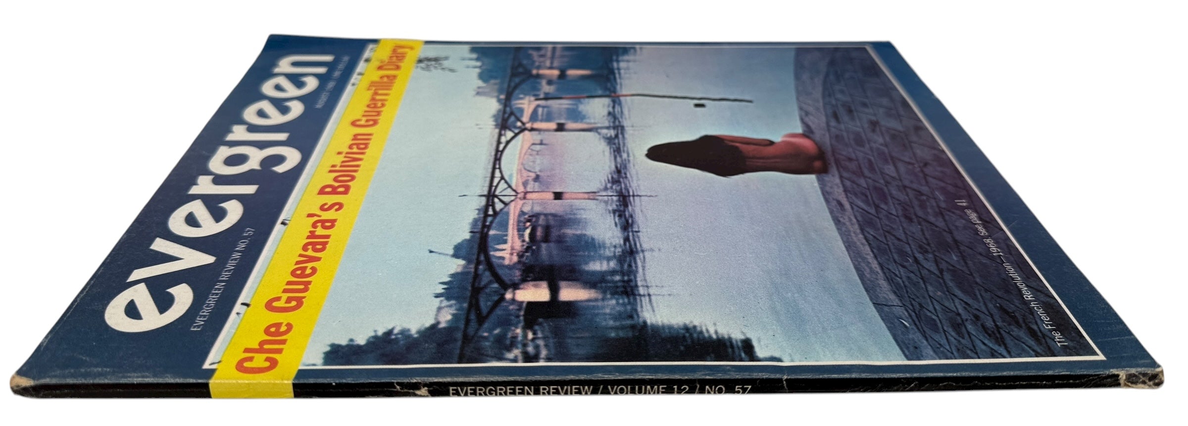 Evergreen Review No. 57, Aug 1968 — featuring Che Guevara’s Bolivian Guerrilla Diary. Classic Grove Press counterculture magazine in VG condition.