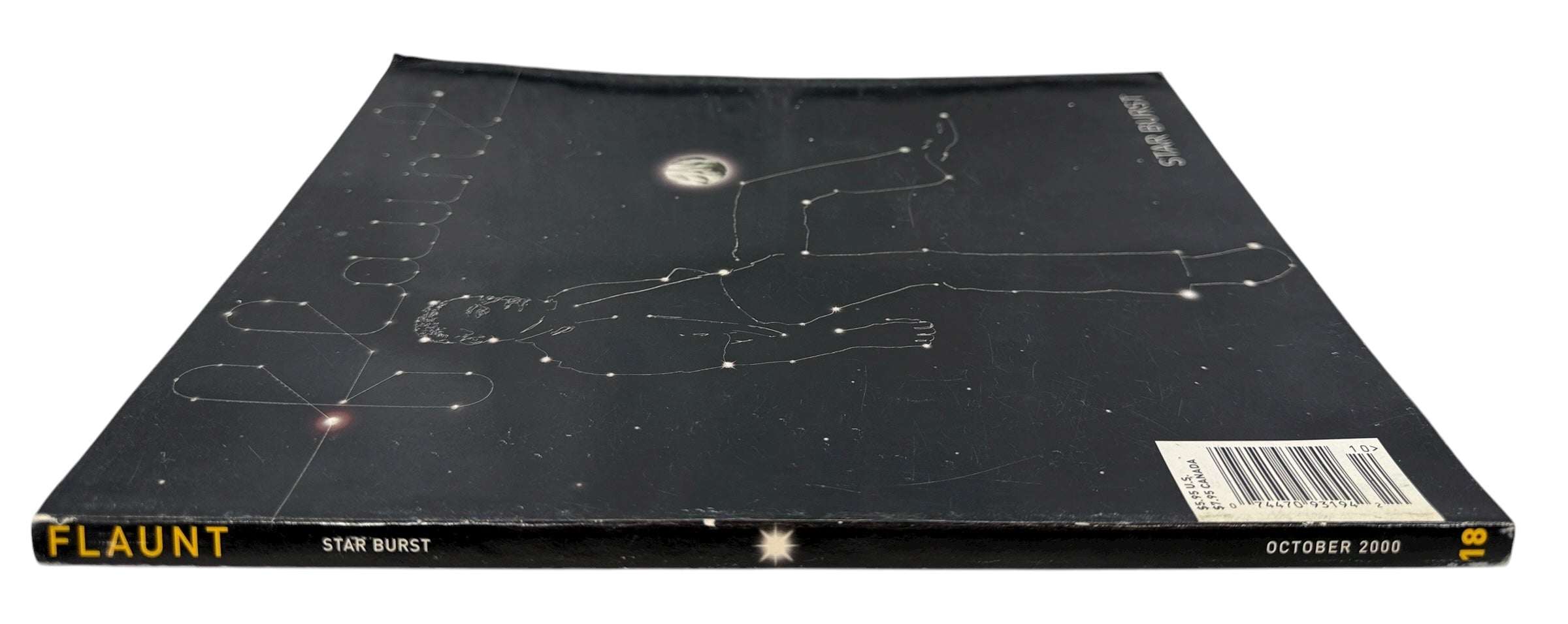 Flaunt Magazine October 2000 “Star Burst” Issue #18 – features Rachael Leigh Cook, Jason Lee, Sarah Wynter, and John Galliano fashion spread.