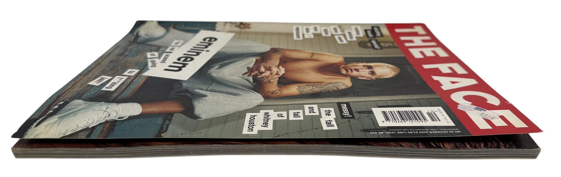 The Face Magazine October 2000 featuring Eminem. Rare UK Y2K issue with Björk and Whitney Houston features. Iconic early 2000s collectible.