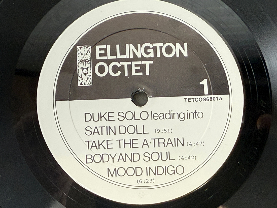 Vintage Duke Ellington Octet LP Famed Fieldcup Concert Vol 1. Canadian Tetco 86801 jazz collectible featuring Hodges, Carney, Gonsalves. Rare live session.