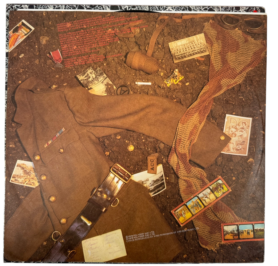 Vintage 1979 The Jam Setting Sons LP on Polydor, U.S. pressing. VG play copy with clean labels and original sleeve. Classic Mod Revival essential.