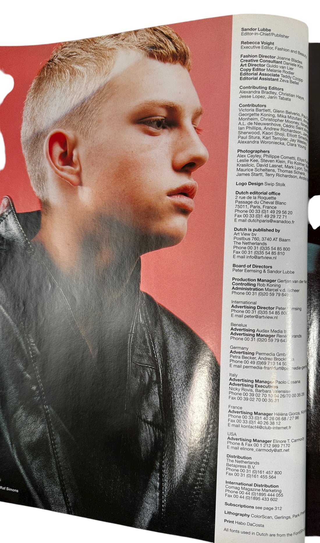 Dutch Magazine 26 Ground Zero Balenciaga issue 2000. Rare early-2000s fashion archive with influential photography. Great reference for designers and collectors.