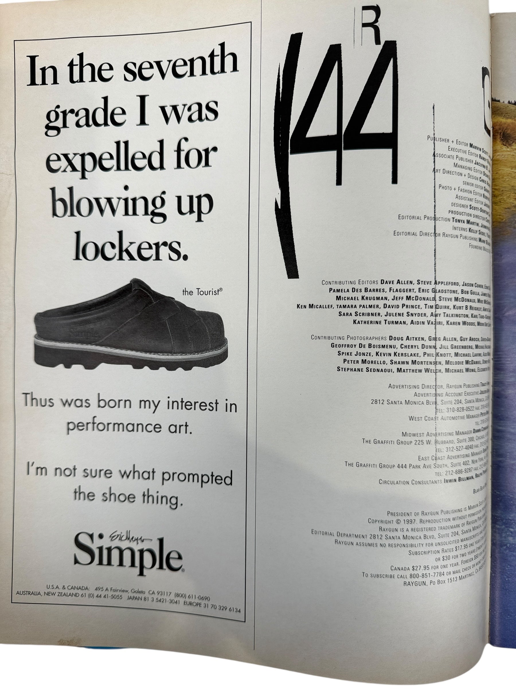 Ray Gun | March 1997 | David Bowie Cover | Issue 44