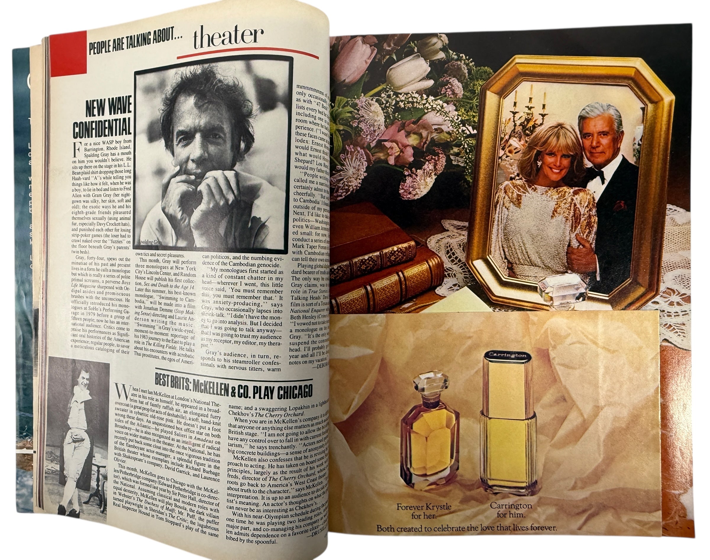 Vintage Vogue May 1986 featuring Paulina Porizkova, iconic 1980s fashion editorials, beauty photography, luxury ads, and classic Vogue style.