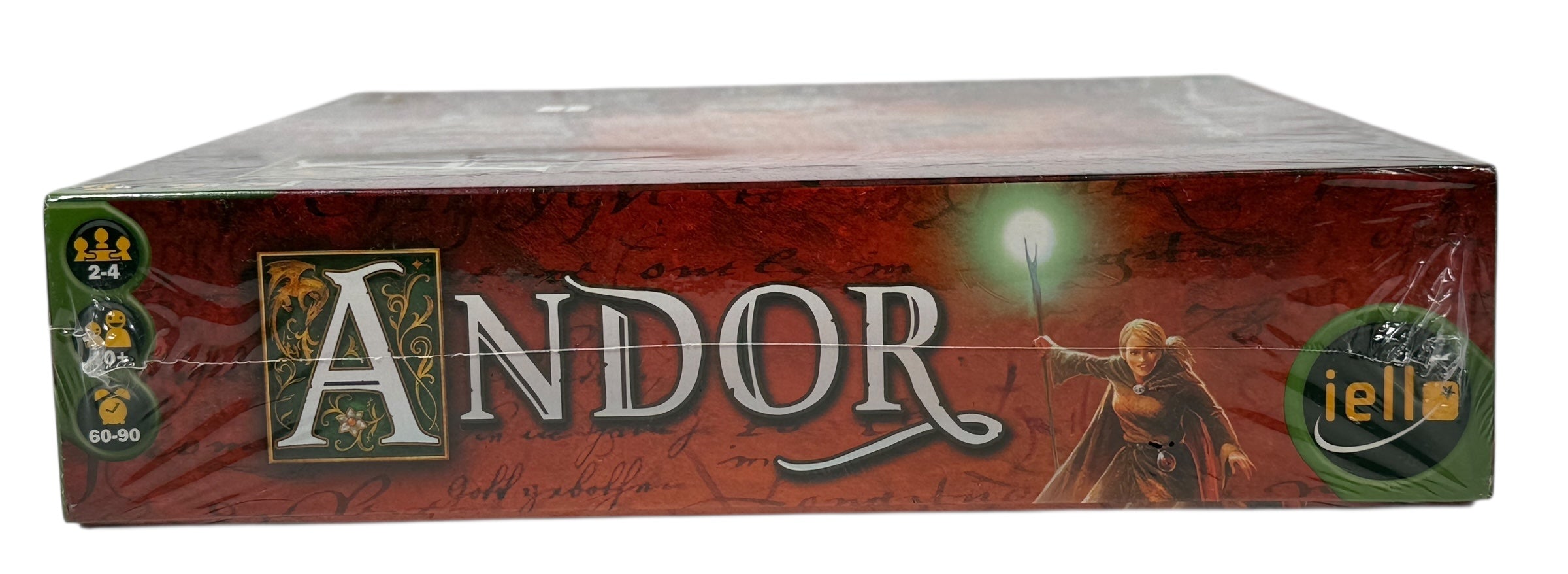 Award-winning cooperative board game Andor, sealed French edition by IELLO/Kosmos. Fantasy adventure, 2–4 players, ages 10+, giftable sealed copy.