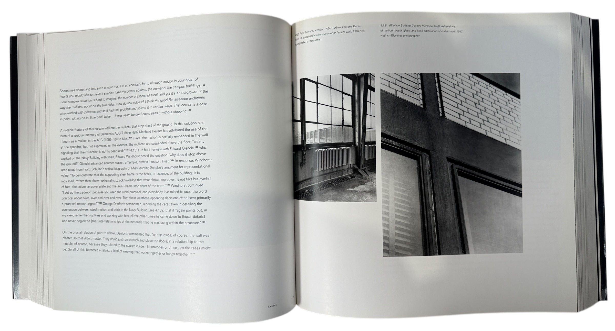 Exhibition catalog on Mies van der Rohe’s American work. Edited by Phyllis Lambert. Published by CCA &amp; Whitney. Modernist architecture monograph.