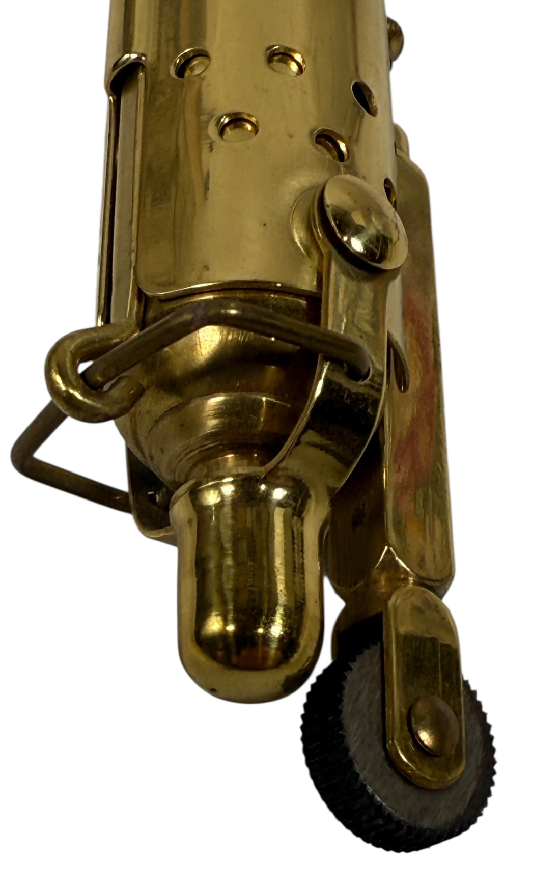  Brass Cylindrical “Trench-Style” Wheel Lighter
