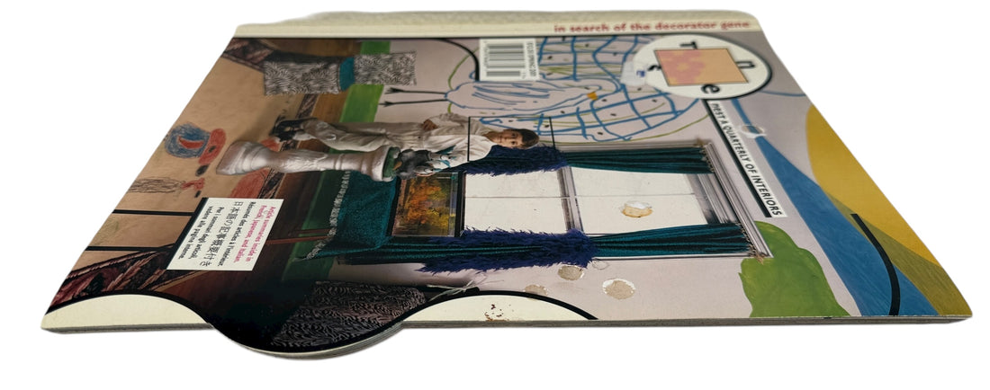 Rare Nest Spring 2001 issue with die-cut cover and “Decorator Gene” theme. Iconic avant-garde interiors magazine in good collectible condition.