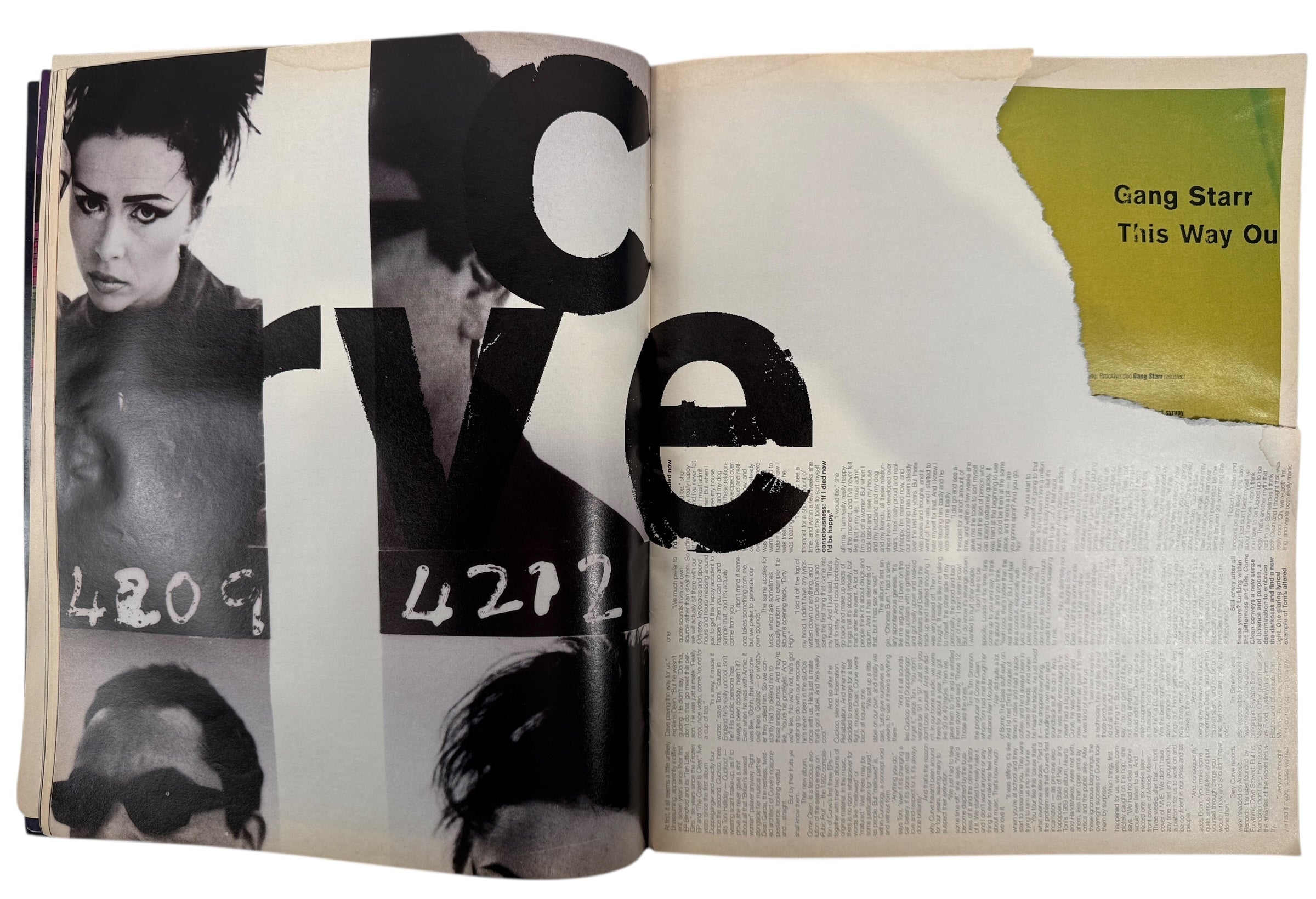 Ray Gun Magazine March 1998 Issue 54 with Radiohead cover. Iconic 1990s design and music culture collectible in good vintage condition.