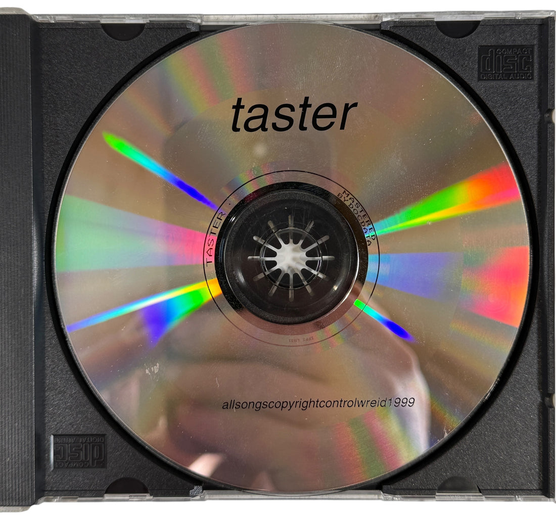 1999 UK experimental electronic CD by Taster on Hottam Records. Obscure indie IDM release with abstract artwork. Original pressing in VG+ condition.