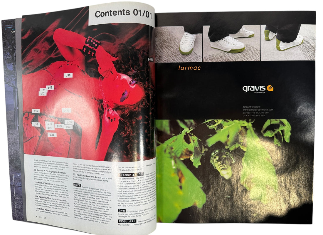 The Face January 2001 featuring Destiny’s Child. Iconic Y2K British style magazine with music, fashion, and pop culture highlights. Complete issue.