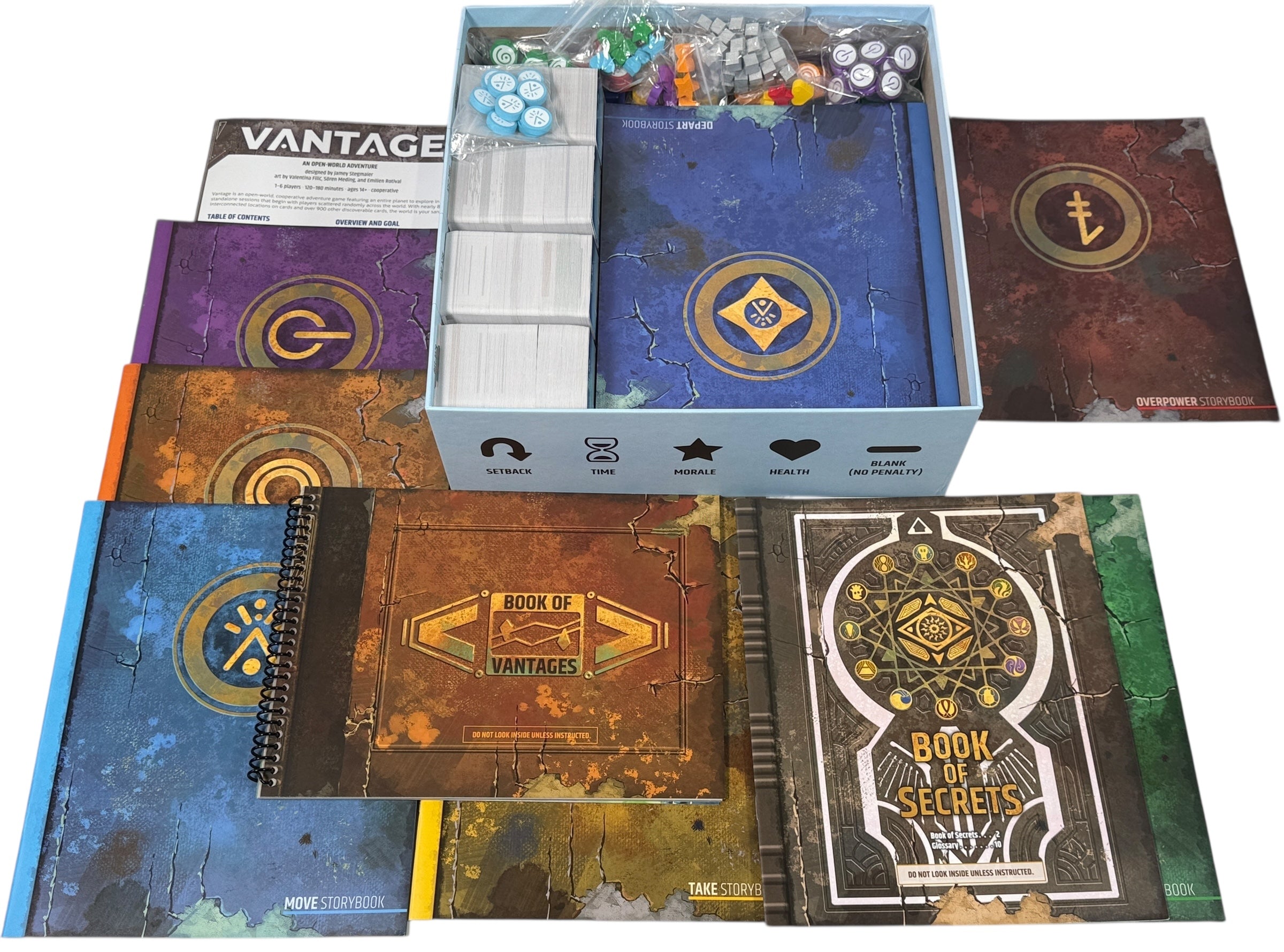 Open-world cooperative board game by Jamey Stegmaier. Complete numbered edition with all components. Epic exploration for 1–6 players.