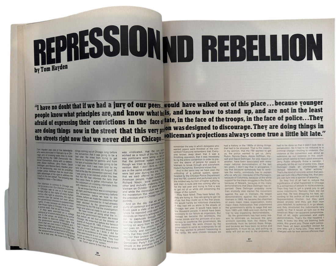 Evergreen Review April 1970 featuring Mister Freedom cover. Radical literature and counterculture film issue in VG condition. Collectible 1970 Evergreen magazine.
