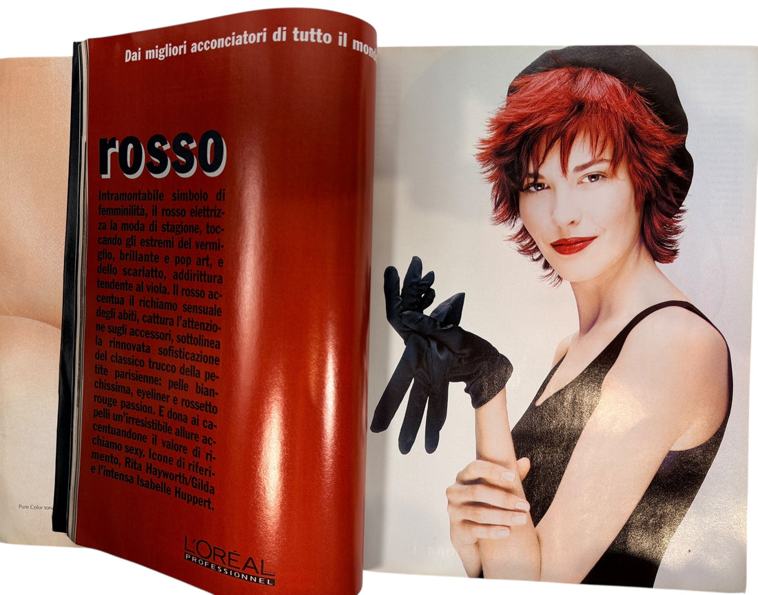 Vogue Italia Unique March 2001 supplement featuring Magnificent Excess with Steven Meisel and Franca Sozzani era editorials. Collectible fashion issue.