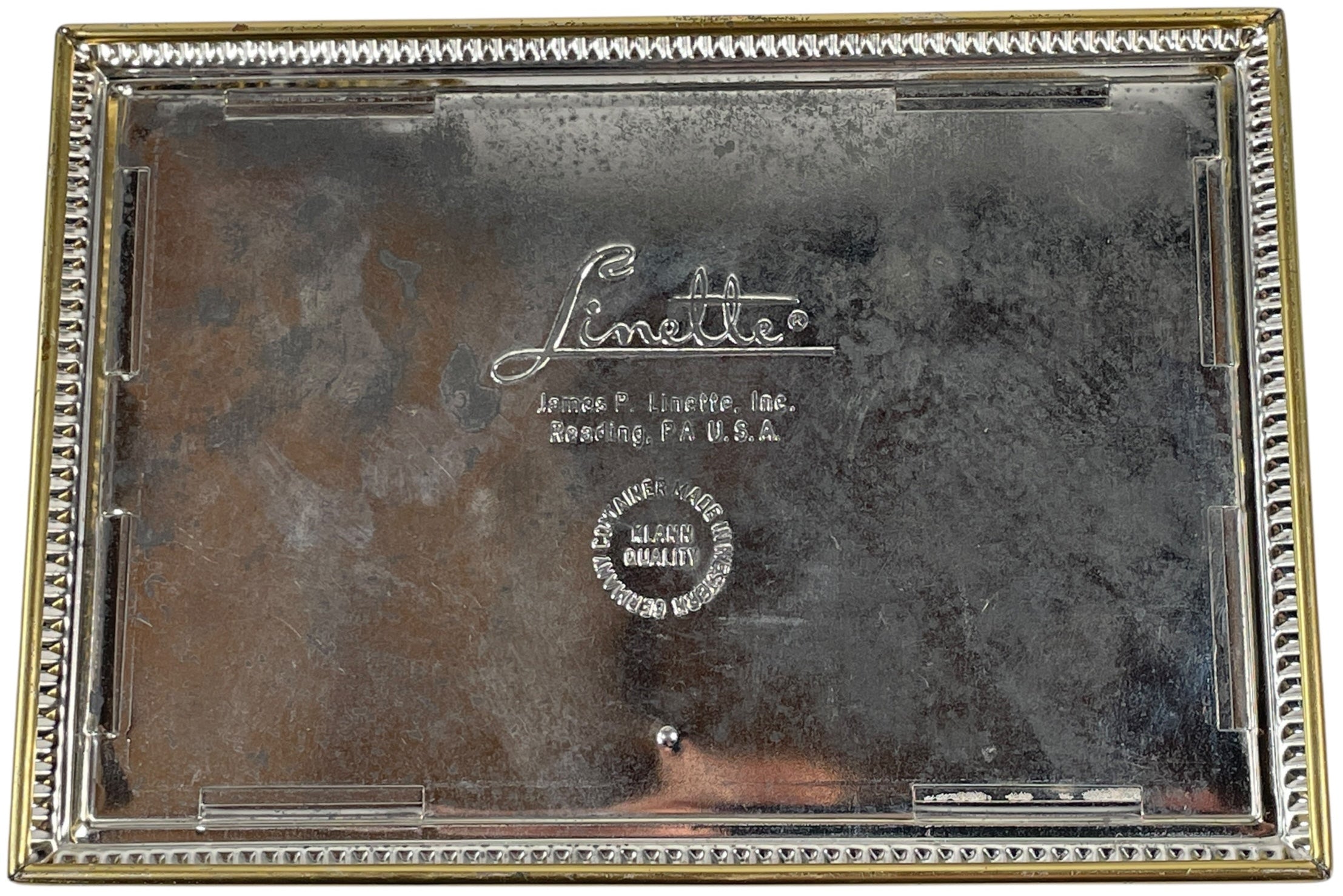 Vintage Linette Enamel Jewelry Box – Birds & Blossoms – West Germany