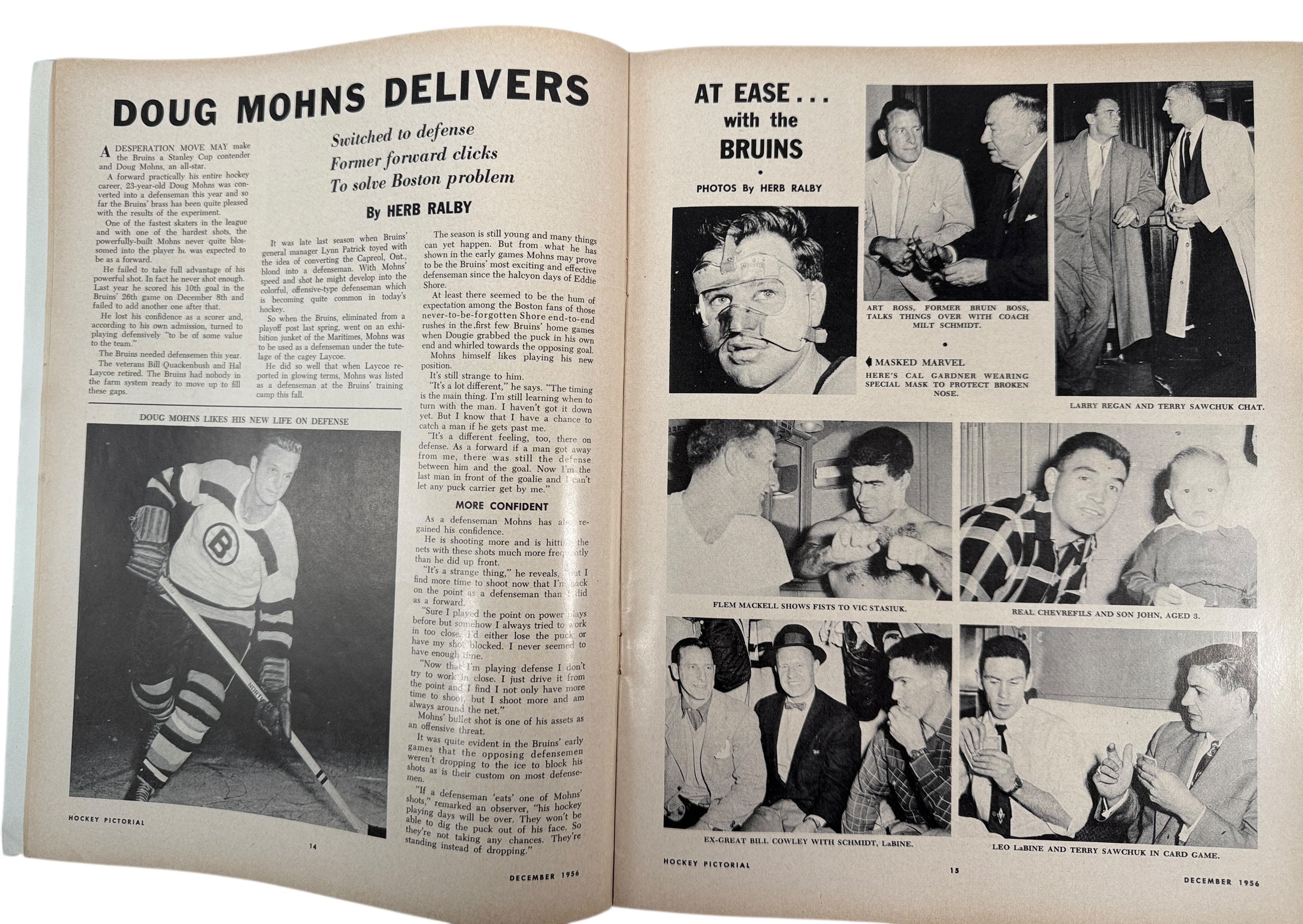 Collectible, 1956 Hockey Pictorial – Jean Béliveau Canadiens Cover