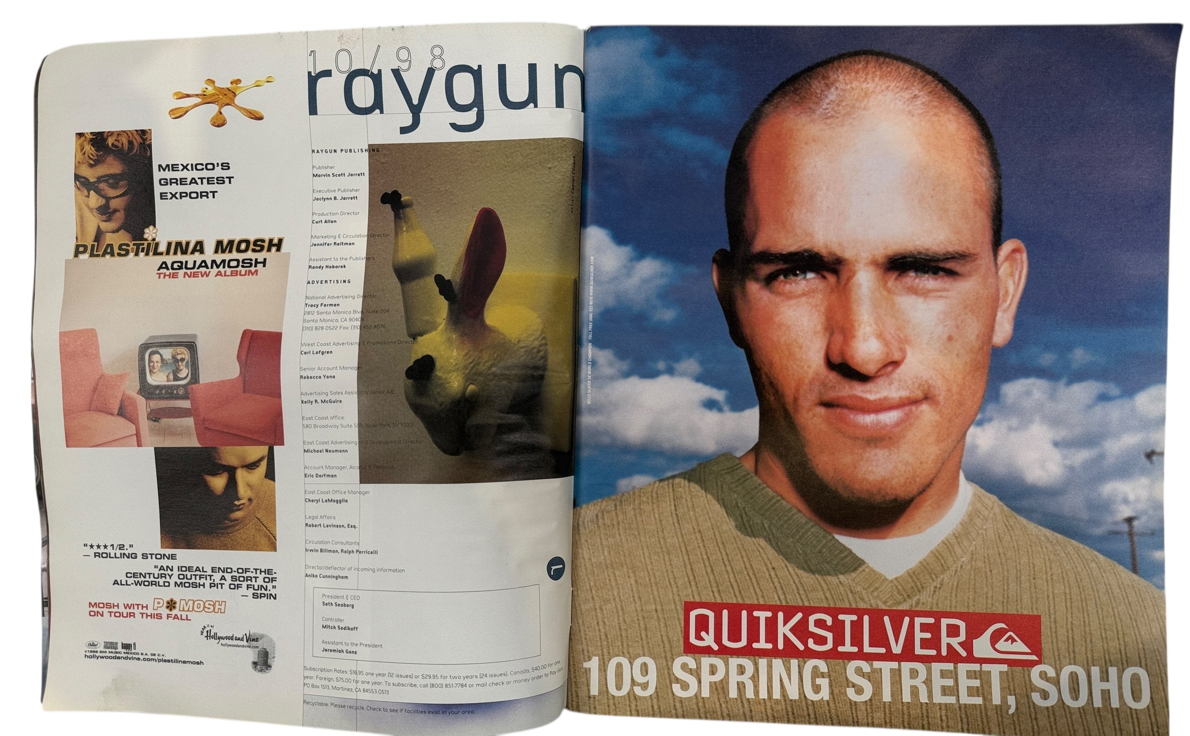 Ray Gun Magazine No.60 – KISS Cover 6th Anniversary (1998) W/ Poster