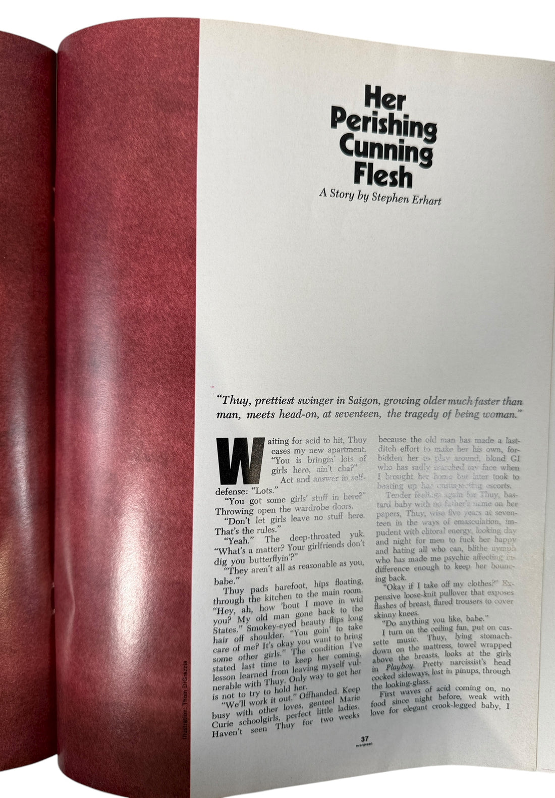 Evergreen Review No. 93 (Oct 1971) with Germaine Greer interview and My Lai feature. Vintage Grove Press issue in good condition, key 1970s feminist collectible.