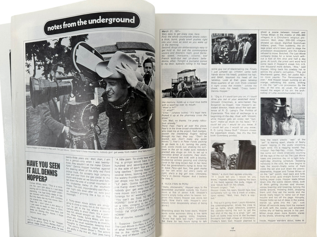 Evergreen Review No. 81 (Aug 1970) featuring Allen Ginsberg &amp; Peter Orlovsky. Iconic Beat-era issue with Avedon and Dennis Hopper features.